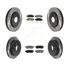 Transit Auto KDS-100728 Disc Brake Kit for 2005-2023 Nissan Frontier, Suzuki Equator, Nissan Xterra - Front and Rear