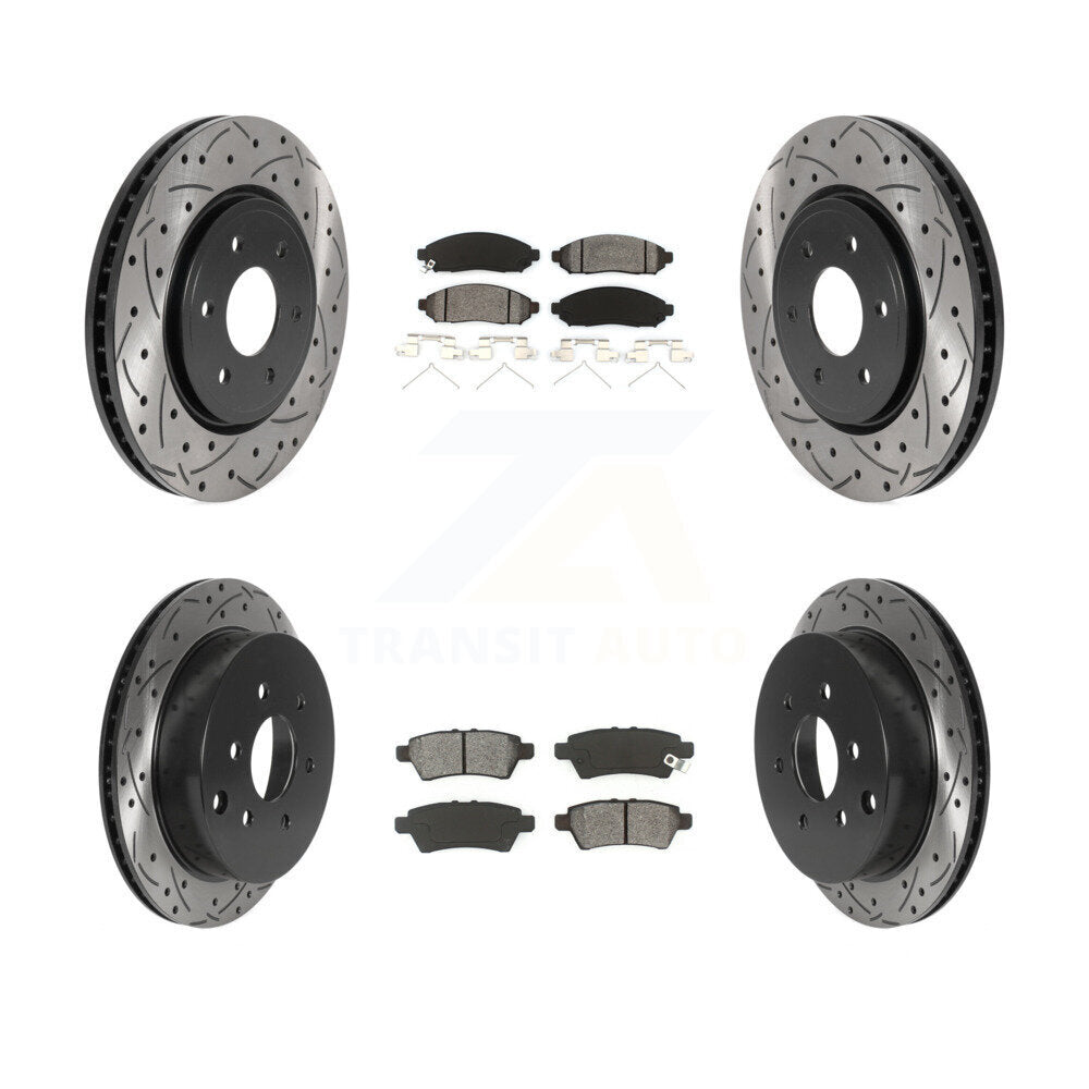 Transit Auto KDS-100729 Disc Brake Kit for 2006-2007 Nissan Xterra - Front and Rear