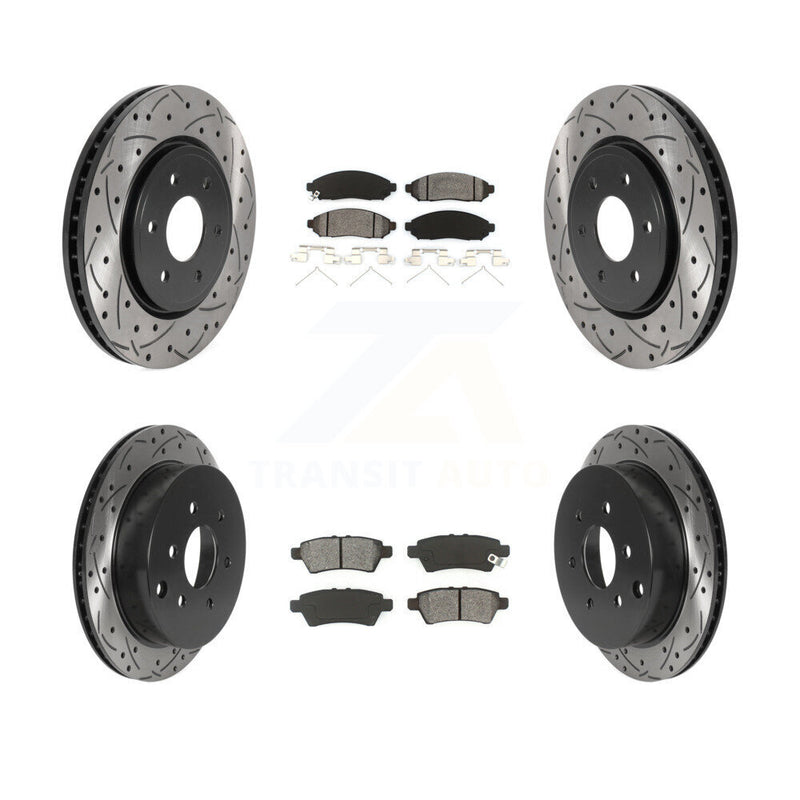 Transit Auto KDS-100729 Disc Brake Kit for 2006-2007 Nissan Xterra - Front and Rear