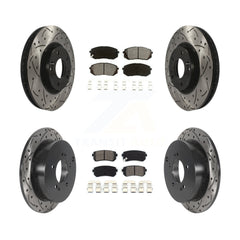 Transit Auto KDS-100730 Disc Brake Kit for 2010-2016 Hyundai Tucson, Kia Sportage - Front and Rear