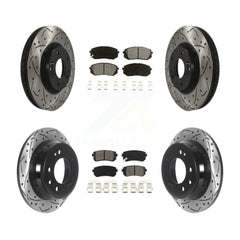Transit Auto KDS-100731 Disc Brake Kit for 2012-2016 Hyundai Tucson, Kia Sportage - Front and Rear