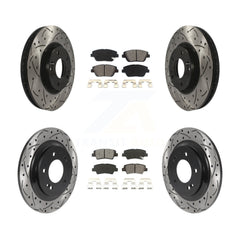 Transit Auto KDS-100733 Disc Brake Kit for 2013-2016 Kia Optima - Front and Rear