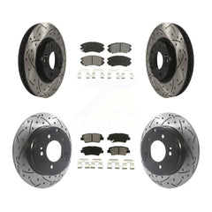 Transit Auto KDS-100734 Disc Brake Kit for 2008-2010 Hyundai Sonata - Front and Rear