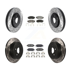 Transit Auto KDS-100736 Disc Brake Kit for 2006-2013 INFINITI FX37, INFINITI FX35, INFINITI FX45 - Front and Rear