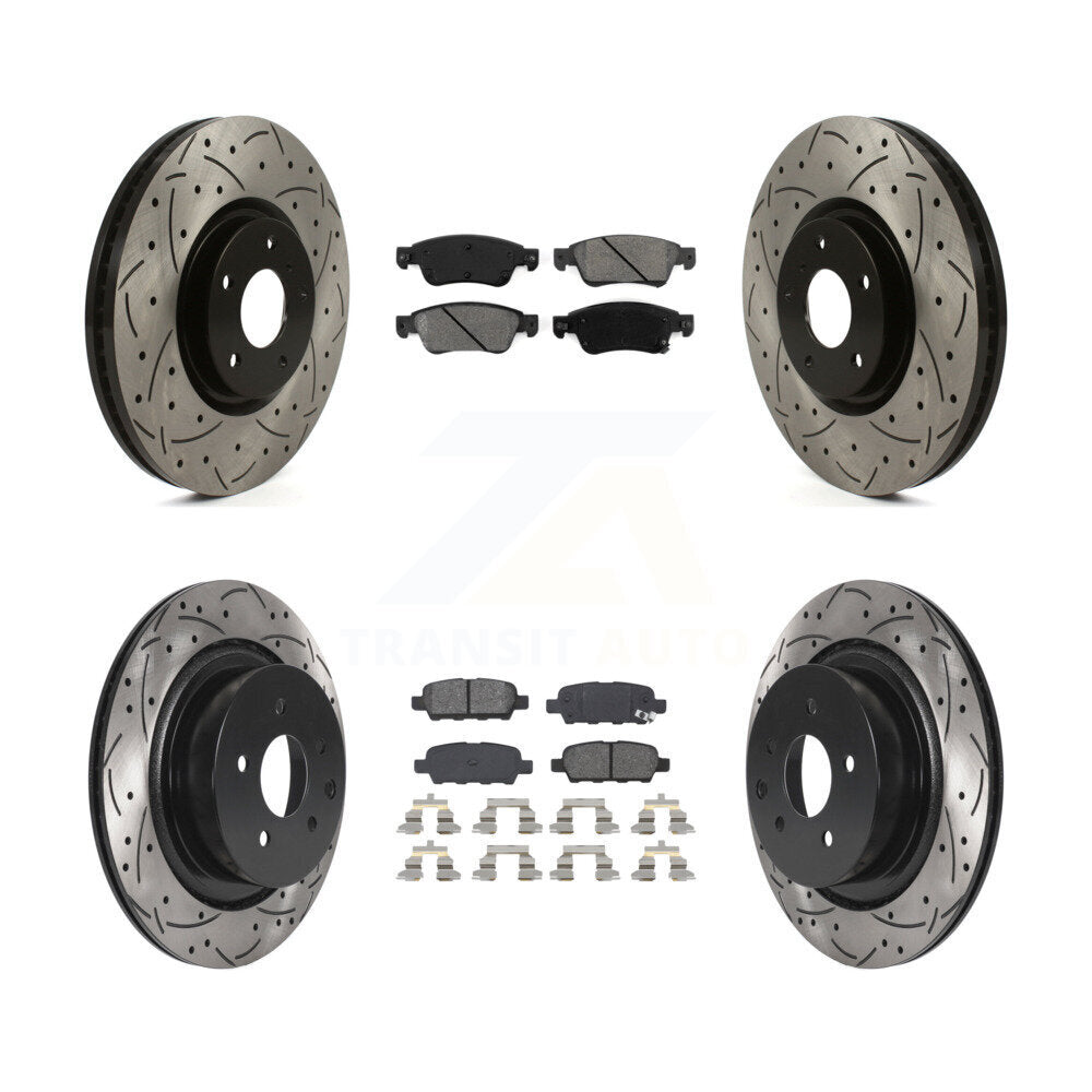 Transit Auto KDS-100737 Disc Brake Kit for 2007-2015 INFINITI Q60, INFINITI G35 - Front and Rear