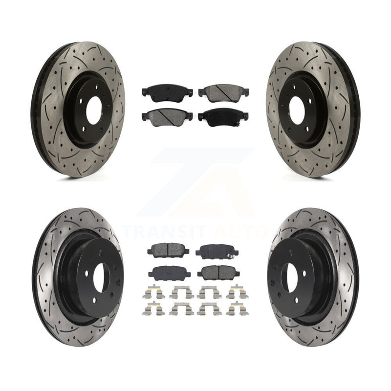 Transit Auto KDS-100737 Disc Brake Kit for 2007-2015 INFINITI Q60, INFINITI G35 - Front and Rear