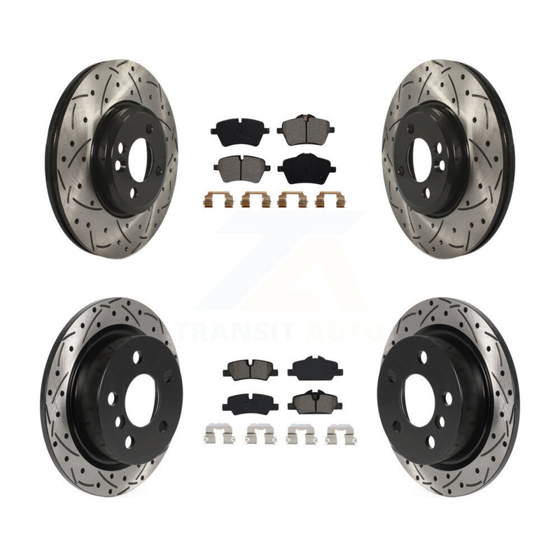 Transit Auto KDS-100738 Disc Brake Kit for 2015 Mini Cooper - Front and Rear