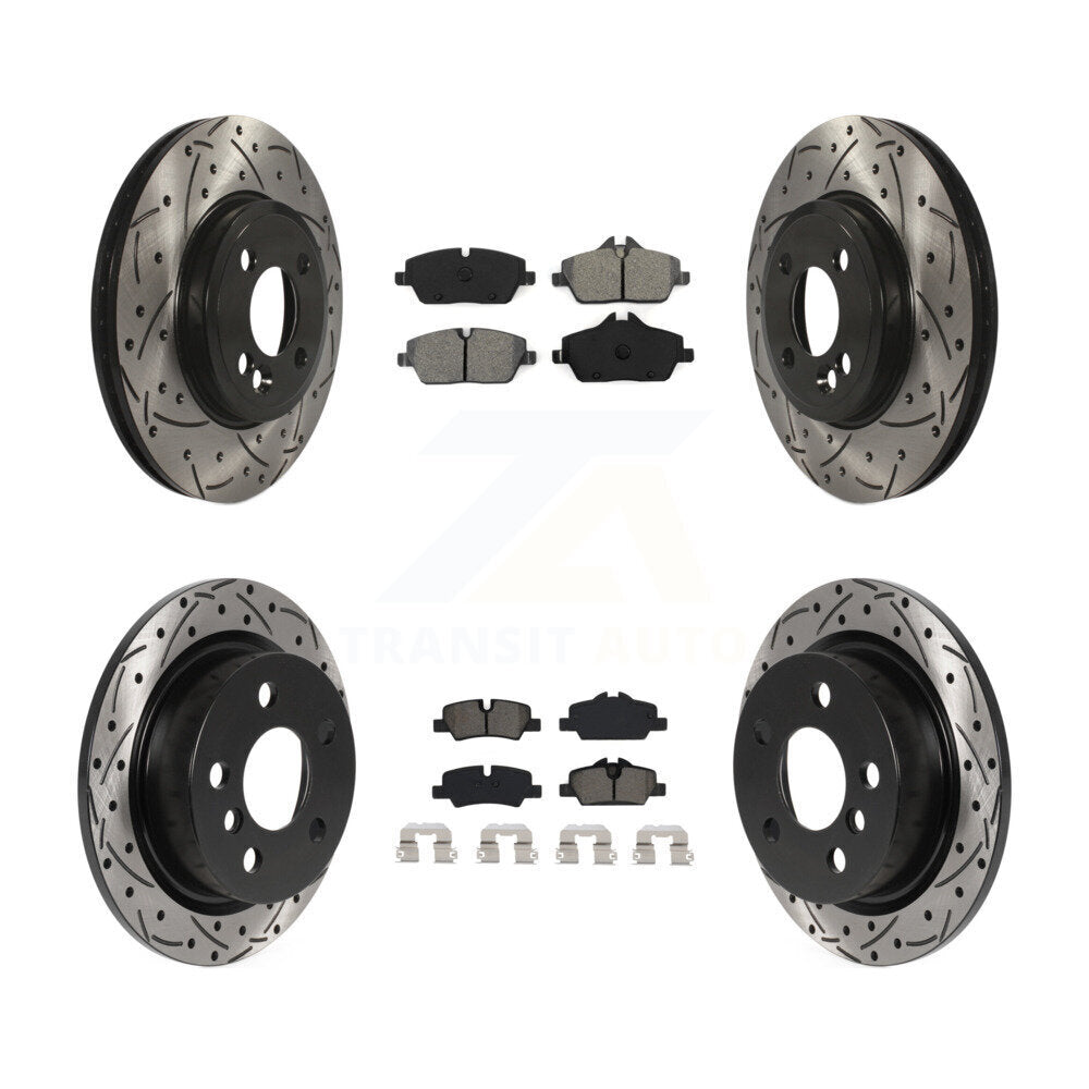 Transit Auto KDS-100739 Disc Brake Kit for 2015 Mini Cooper - Front and Rear