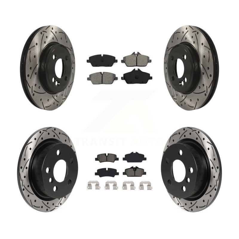 Transit Auto KDS-100739 Disc Brake Kit for 2015 Mini Cooper - Front and Rear