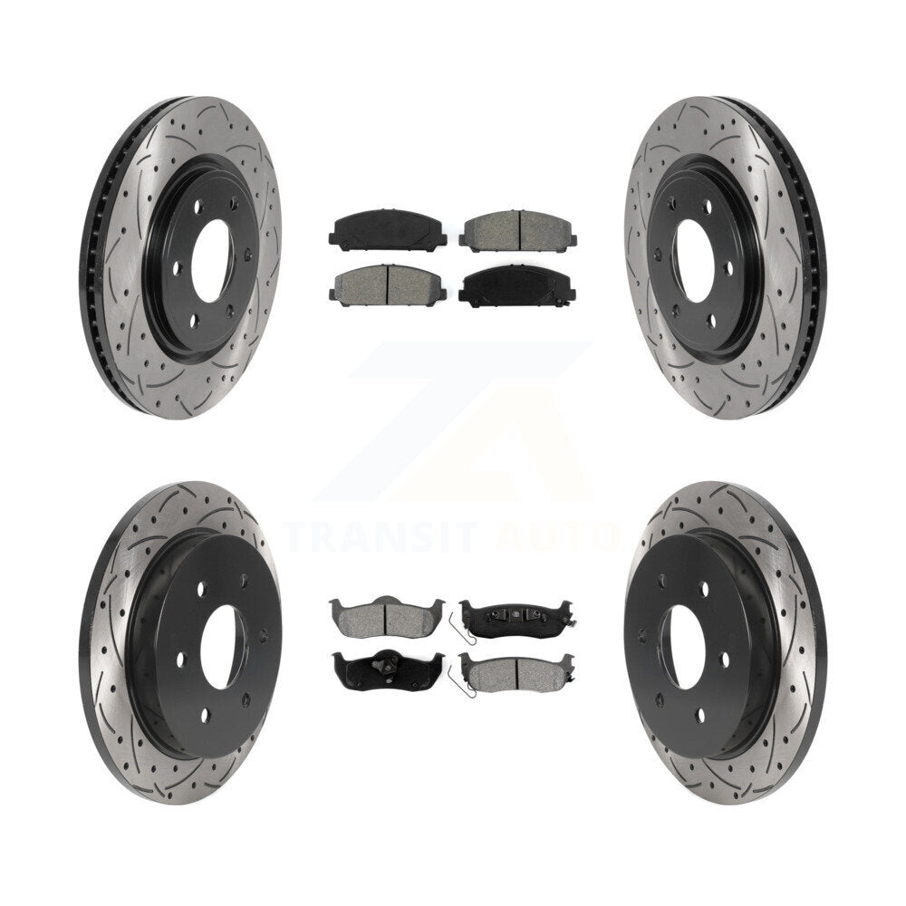 Transit Auto KDS-100740 Disc Brake Kit for 2007-2015 INFINITI QX56, Nissan Armada, Nissan TITAN - Front and Rear