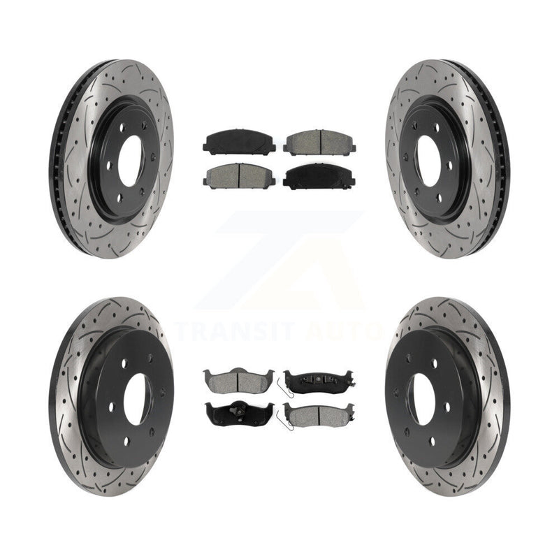 Transit Auto KDS-100740 Disc Brake Kit for 2007-2015 INFINITI QX56, Nissan Armada, Nissan TITAN - Front and Rear