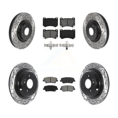 Transit Auto KDS-100742 Disc Brake Kit for 2009-2010 Hyundai Genesis - Front and Rear