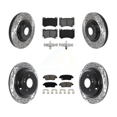 Transit Auto KDS-100743 Disc Brake Kit for 2010-2014 Hyundai Genesis - Front and Rear