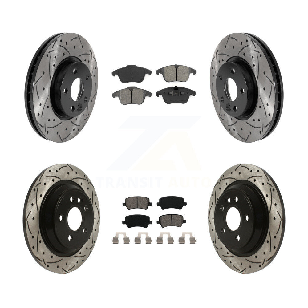 Transit Auto KDS-100745 Disc Brake Kit for 2013-2014 Volvo S60 - Front and Rear