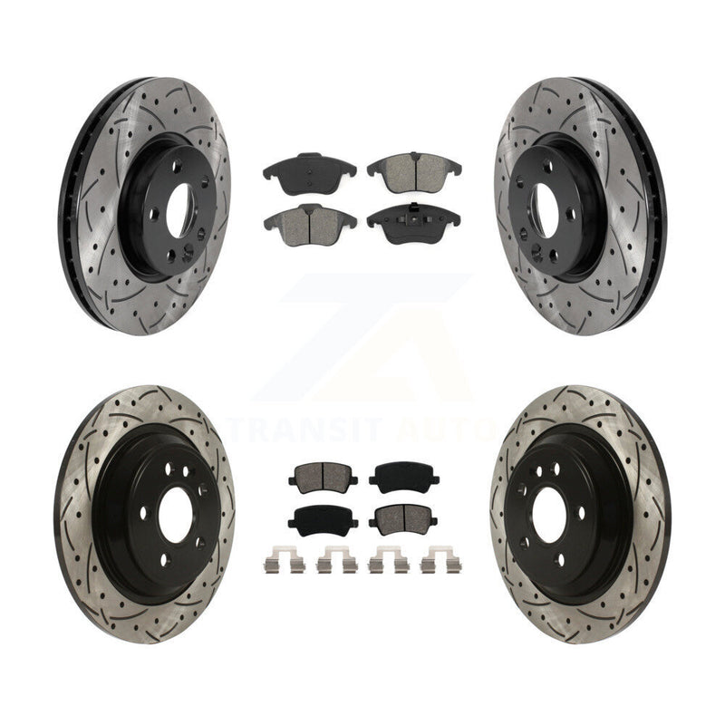 Transit Auto KDS-100745 Disc Brake Kit for 2013-2014 Volvo S60 - Front and Rear