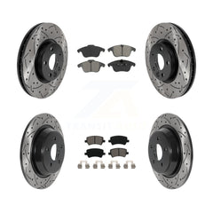 Transit Auto KDS-100746 Disc Brake Kit for 2012-2015 Land Rover Range Rover Evoque - Front and Rear