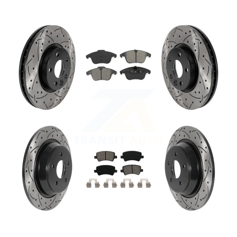 Transit Auto KDS-100746 Disc Brake Kit for 2012-2015 Land Rover Range Rover Evoque - Front and Rear
