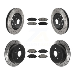 Transit Auto KDS-100747 Disc Brake Kit for 2009-2016 Toyota Venza - Front and Rear