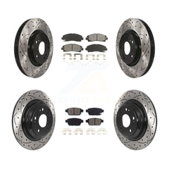 Transit Auto KDS-100748 Disc Brake Kit for 2009-2014 Acura TL - Front and Rear
