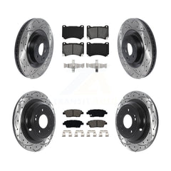 Transit Auto KDS-100749 Disc Brake Kit for 2012-2014 Hyundai Genesis - Front and Rear