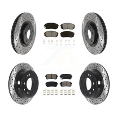 Transit Auto KDS-100753 Disc Brake Kit for 2015 Hyundai Tucson - Front and Rear