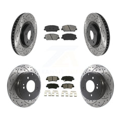 Transit Auto KDS-100755 Disc Brake Kit for 2011-2015 Kia Optima - Front and Rear