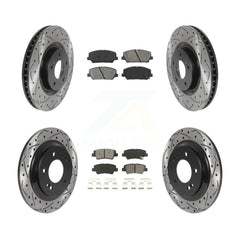 Transit Auto KDS-100756 Disc Brake Kit for 2013-2015 Kia Optima - Front and Rear