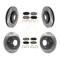 Transit Auto KDS-100757 Disc Brake Kit for 2012-2017 Hyundai Azera - Front and Rear