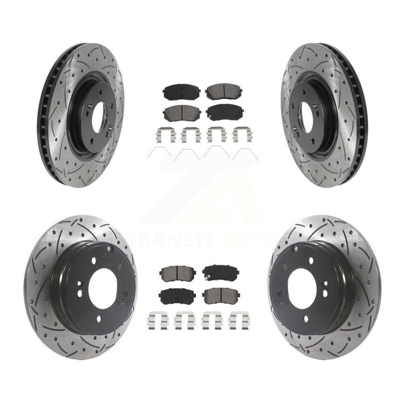 Transit Auto KDS-100760 Disc Brake Kit for 2016-2019 Kia Optima - Front and Rear