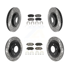 Transit Auto KDS-100761 Disc Brake Kit for 2016 Hyundai Sonata - Front and Rear