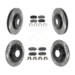 Transit Auto KDS-100762 Disc Brake Kit for 2016-2019 Kia Optima - Front and Rear