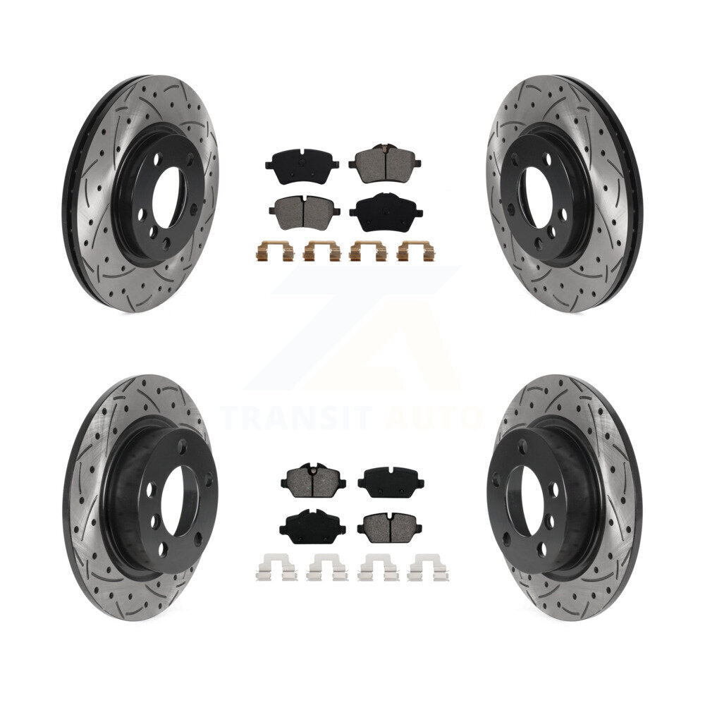 Transit Auto KDS-100764 Disc Brake Kit for 2011-2015 Mini Cooper Paceman, Mini Cooper Countryman - Front and Rear