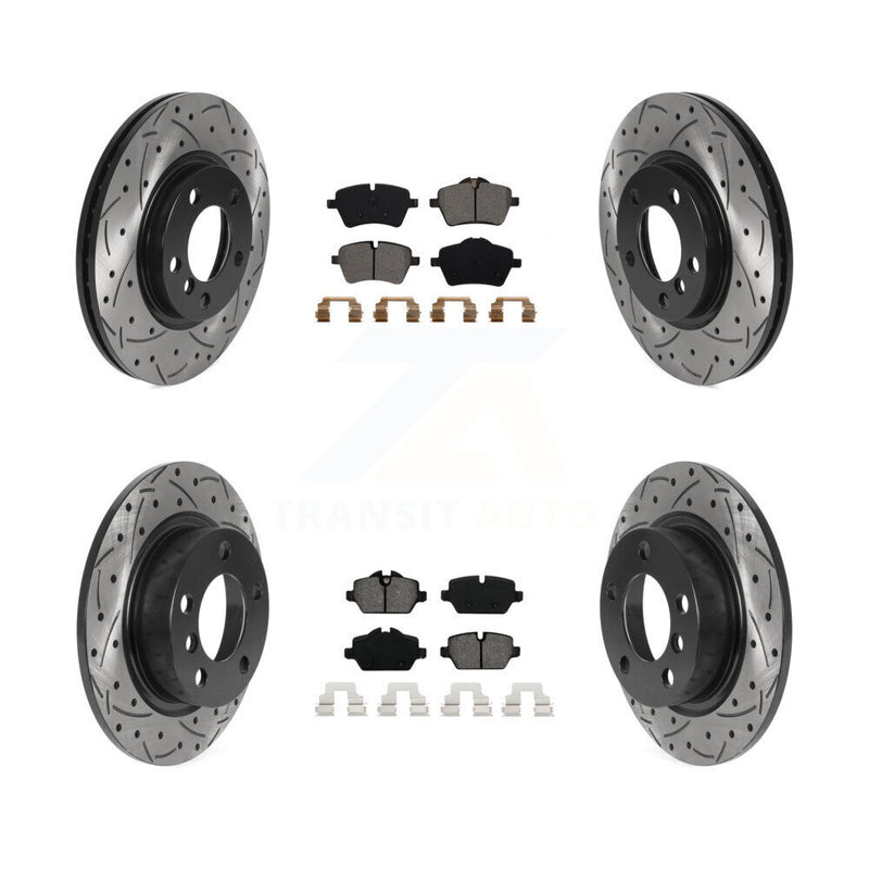 Transit Auto KDS-100764 Disc Brake Kit for 2011-2015 Mini Cooper Paceman, Mini Cooper Countryman - Front and Rear