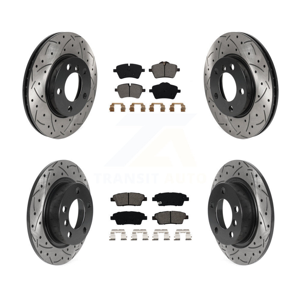 Transit Auto KDS-100765 Disc Brake Kit for 2013-2016 Mini Cooper Paceman, Mini Cooper Countryman - Front and Rear