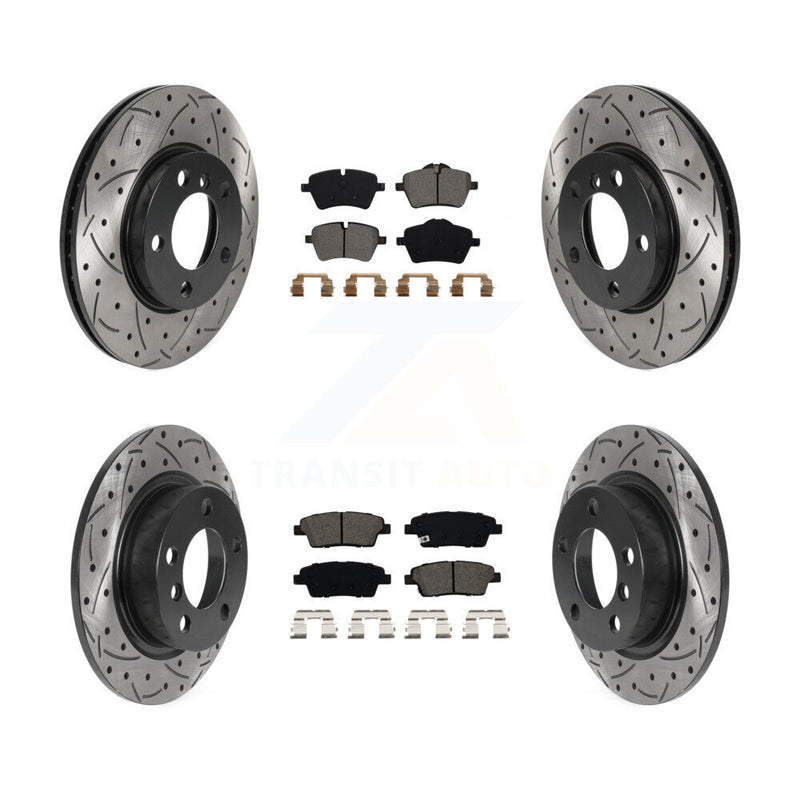 Transit Auto KDS-100765 Disc Brake Kit for 2013-2016 Mini Cooper Paceman, Mini Cooper Countryman - Front and Rear