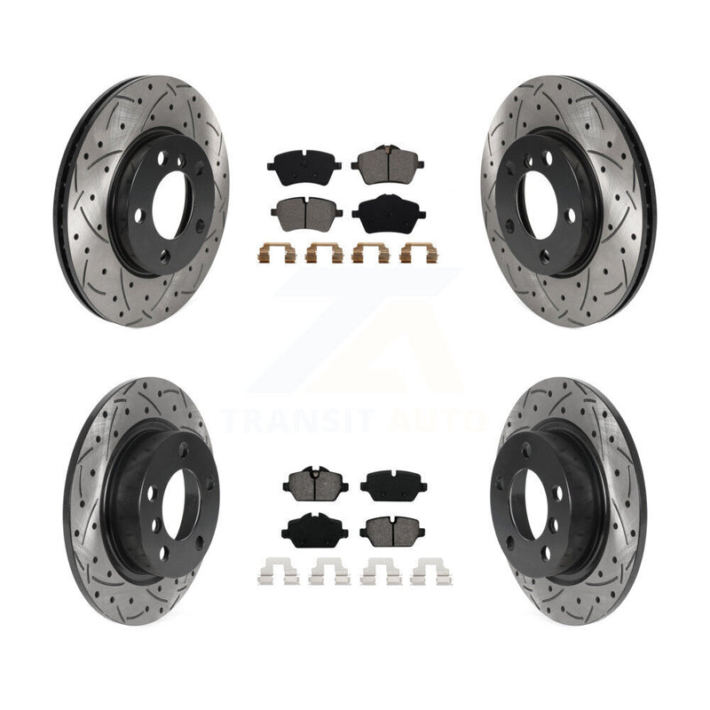 Transit Auto KDS-100766 Disc Brake Kit for 2011-2015 Mini Cooper Paceman, Mini Cooper Countryman - Front and Rear