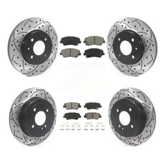 Transit Auto KDS-100767 Disc Brake Kit for 2012-2018 Kia Rio, Hyundai Accent - Front and Rear