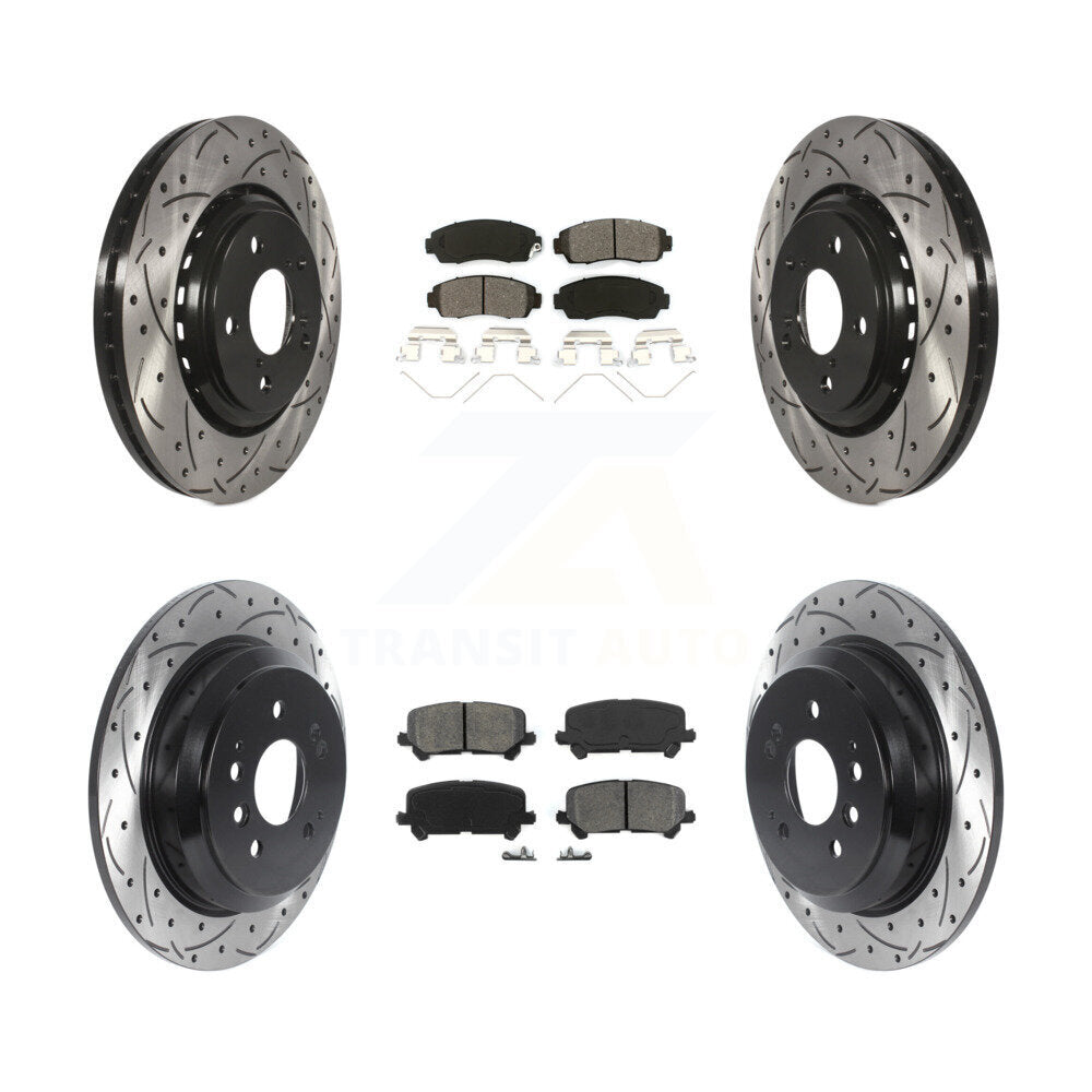 Transit Auto KDS-100769 Disc Brake Kit for 2019-2024 Honda Passport - Front and Rear