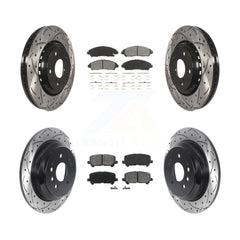 Transit Auto KDS-100770 Disc Brake Kit for 2016-2024 Honda Ridgeline, Honda Pilot - Front and Rear