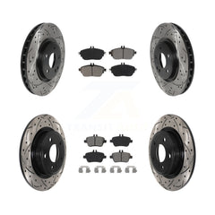 Transit Auto KDS-100771 Disc Brake Kit for 2013-2020 INFINITI QX30, Mercedes-Benz CLA250 and More - Front and Rear