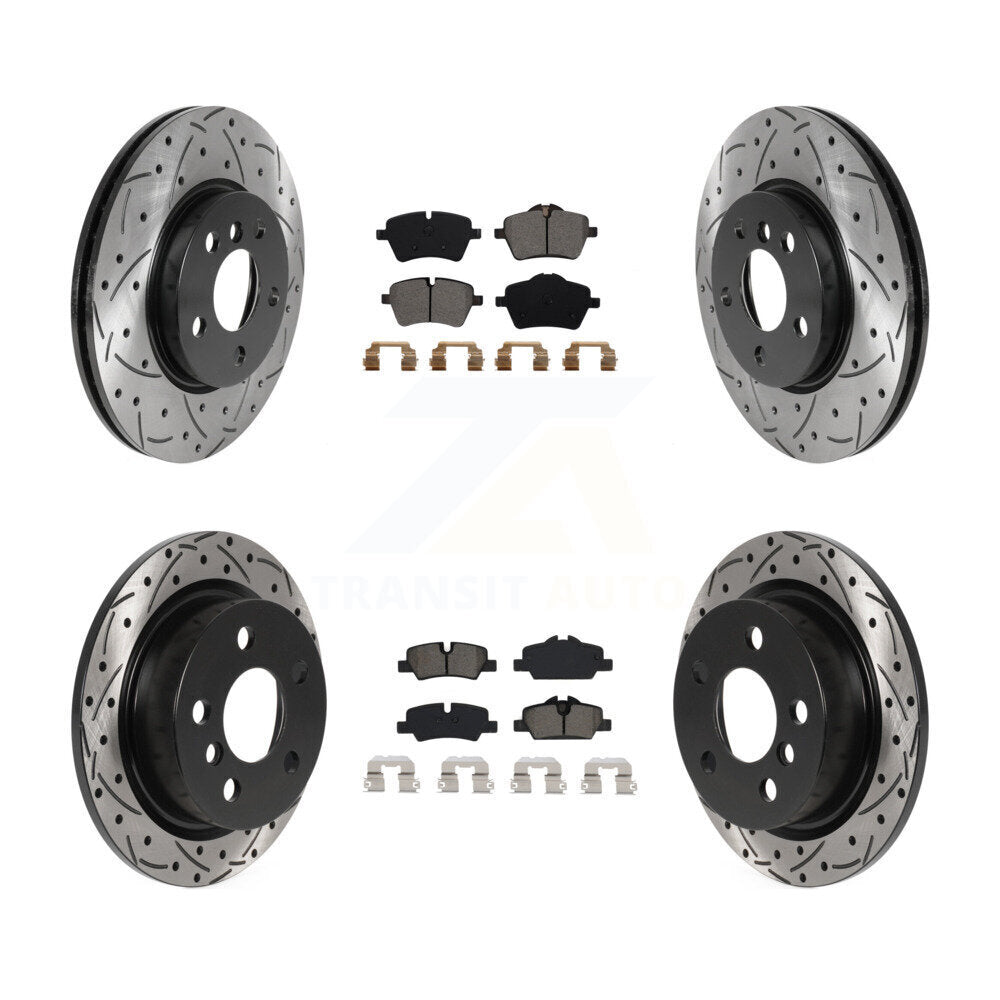 Transit Auto KDS-100772 Disc Brake Kit for 2015-2016 Mini Cooper - Front and Rear