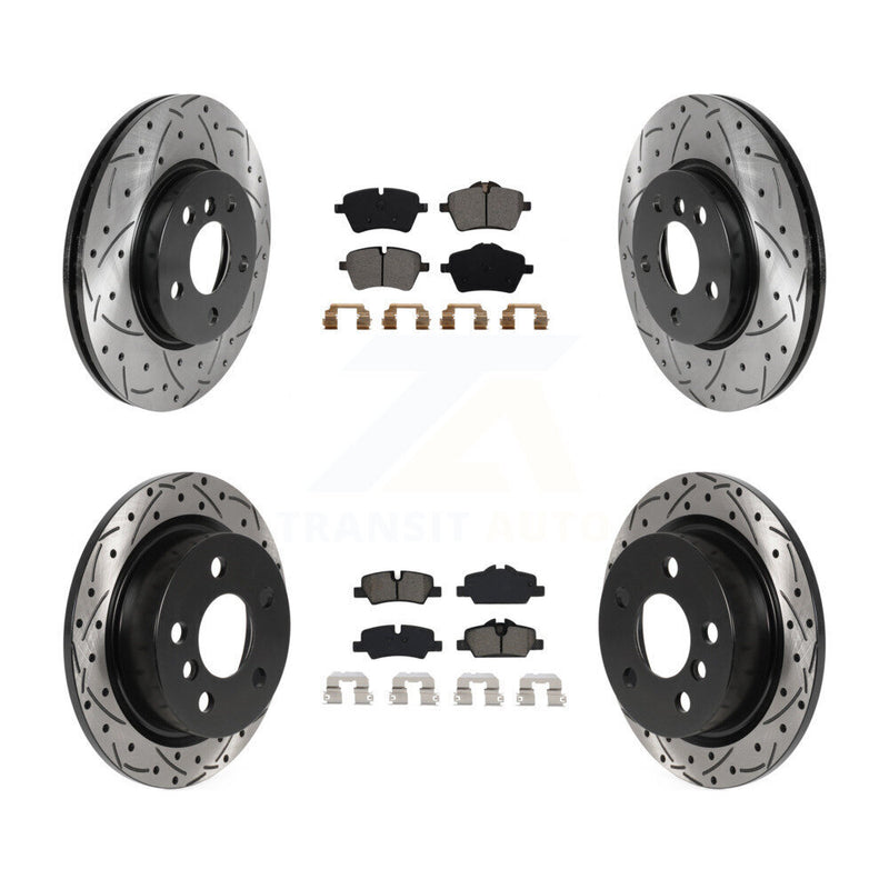 Transit Auto KDS-100772 Disc Brake Kit for 2015-2016 Mini Cooper - Front and Rear