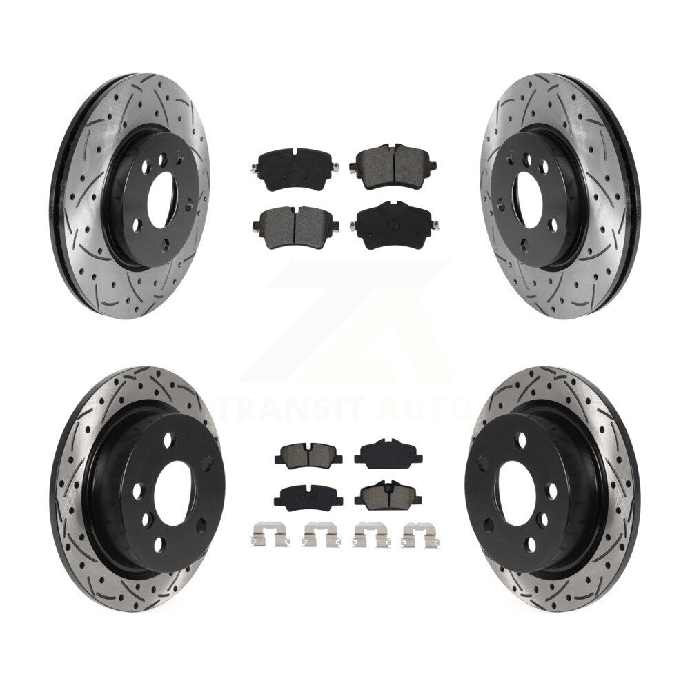 Transit Auto KDS-100773 Disc Brake Kit for 2015-2021 Mini Cooper - Front and Rear