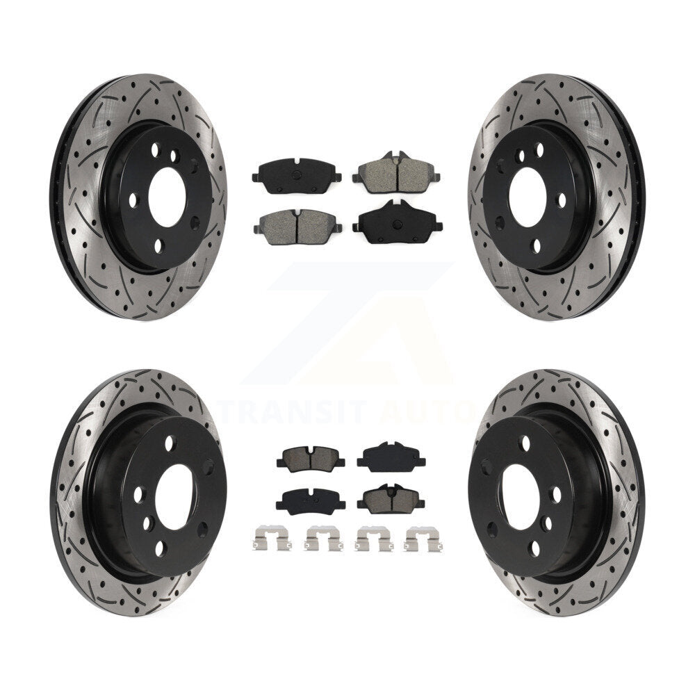 Transit Auto KDS-100780 Disc Brake Kit for 2015-2022 Mini Cooper - Front and Rear