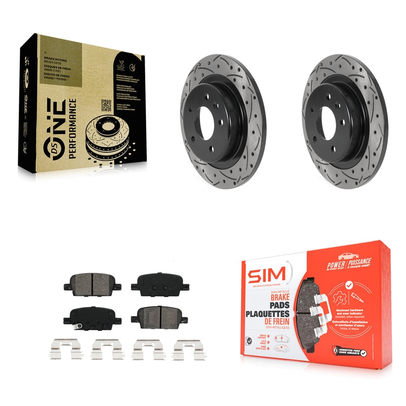 Transit Auto KDS-100784 Disc Brake Kit for 2016-2022 Chevrolet Malibu - Rear