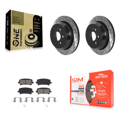Transit Auto KDS-100785 Disc Brake Kit for 2015-2020 Chevrolet Colorado, GMC Canyon - Rear