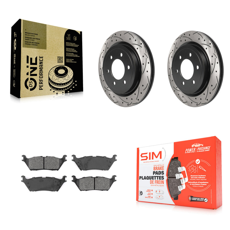 Transit Auto KDS-100788 Disc Brake Kit for 2018-2021 Ford Expedition, Ford F-150, Lincoln Navigator - Rear