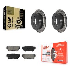 Transit Auto KDS-100792 Disc Brake Kit for 2001-2010 Hyundai Tucson, Kia Sportage, Hyundai Santa Fe - Rear