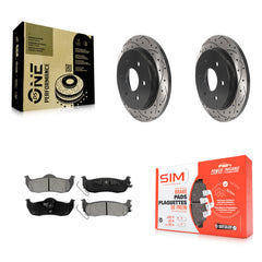 Transit Auto KDS-100797 Disc Brake Kit for 2004-2015 Nissan Armada, INFINITI QX56 and More - Rear
