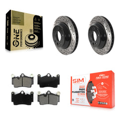 Transit Auto KDS-100799 Disc Brake Kit for 2003-2015 Audi Q7, Porsche Cayenne, Volkswagen Touareg - Rear